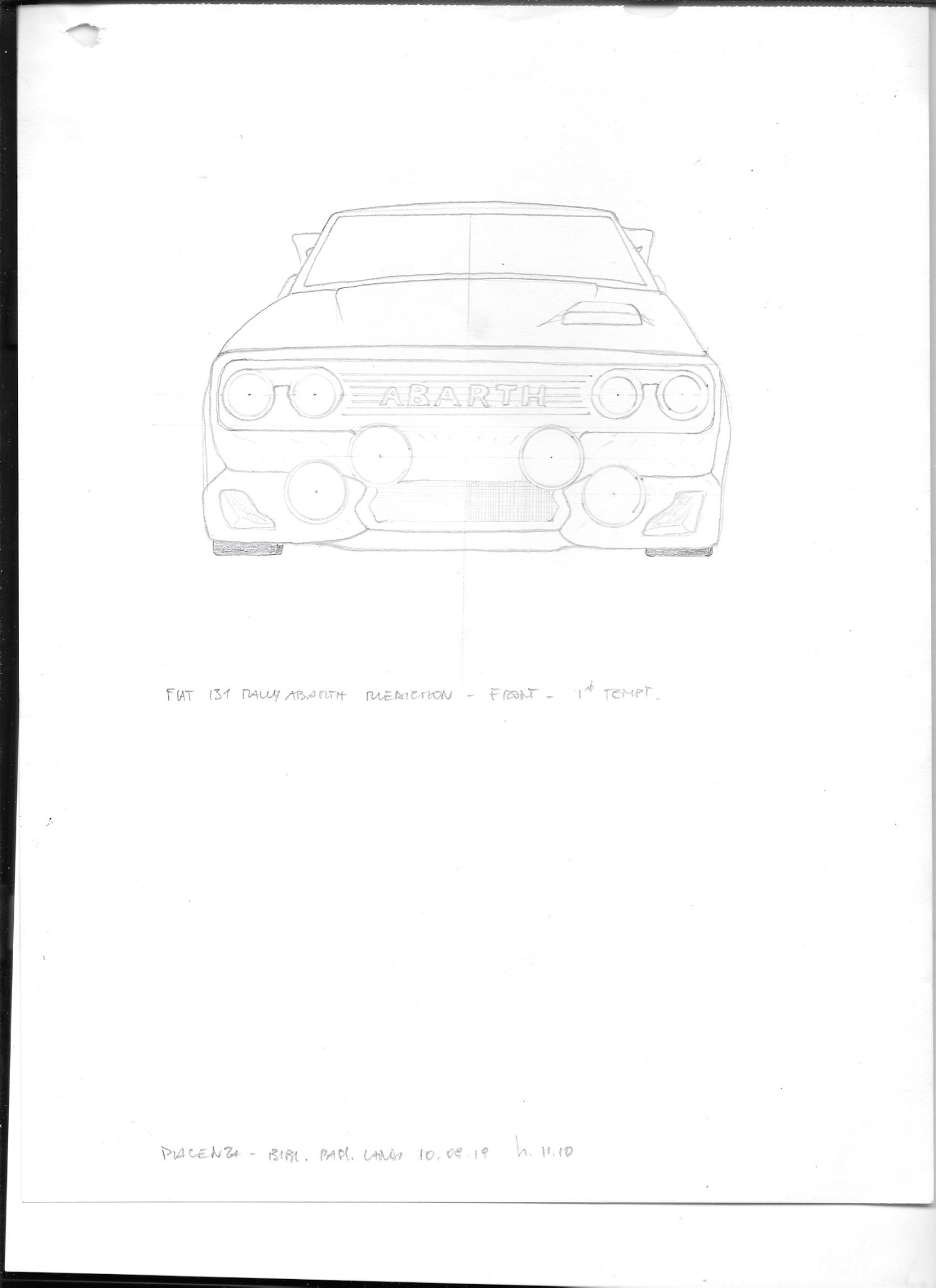 Fiat 131 Rally · originale