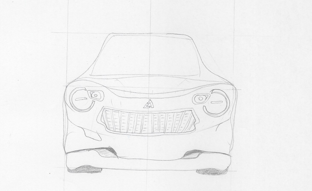 Fiat 850 · riedizione, disegno di Antonio Giovanni Maria Zetti