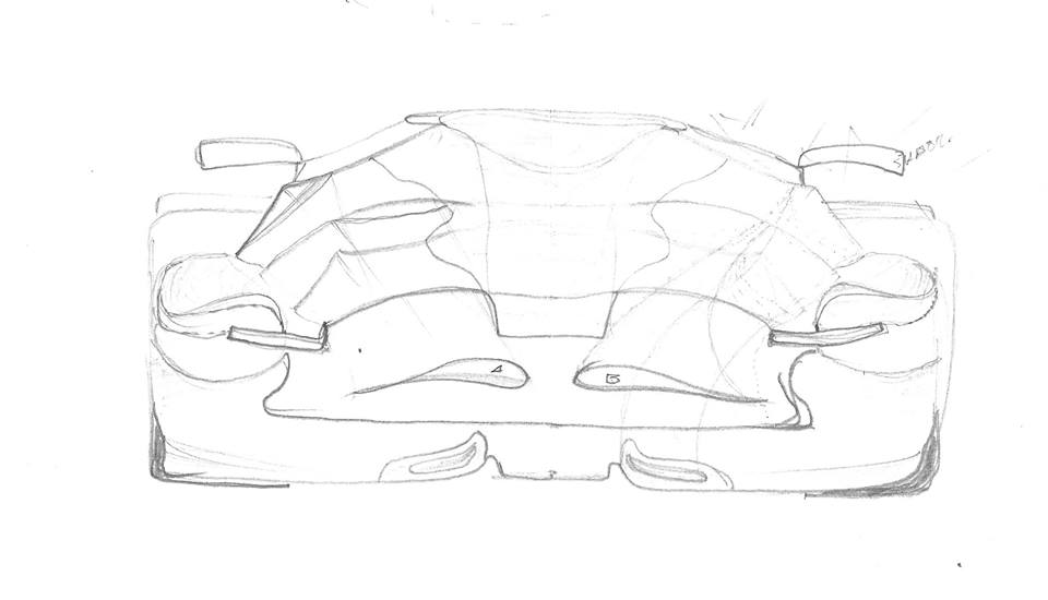 Heptagone · primo disegno