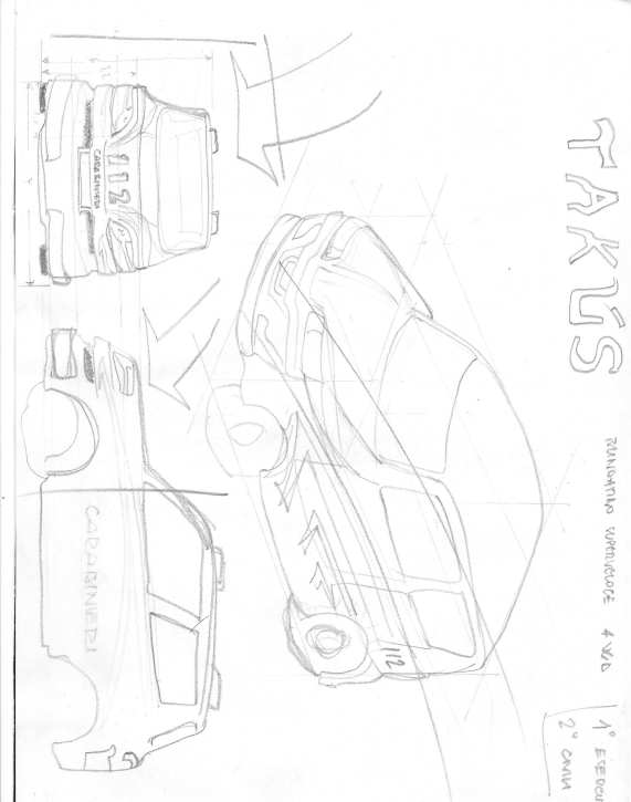 Tavola 015 · disegno originale