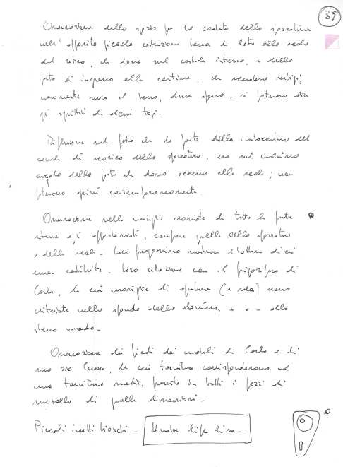 Tavola 119 · disegno originale