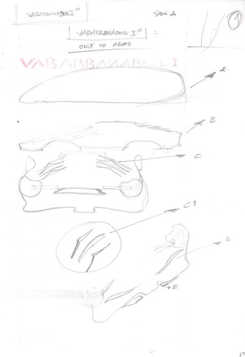 Tavola 123 · disegno originale