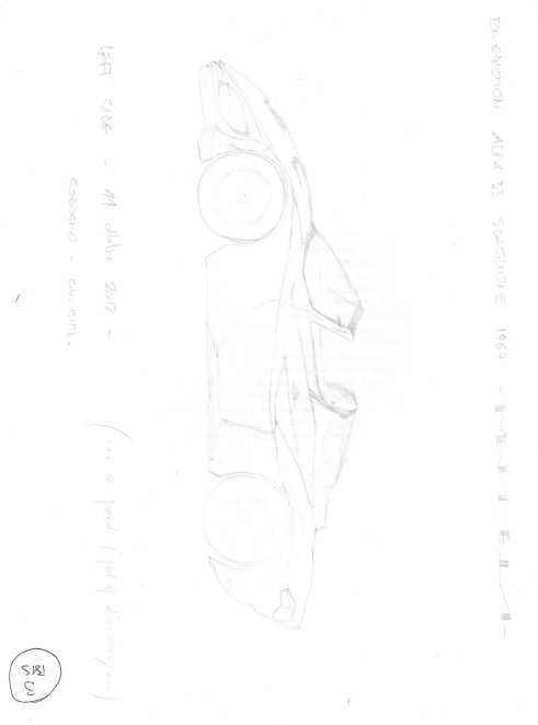 Tavola 134 · disegno originale