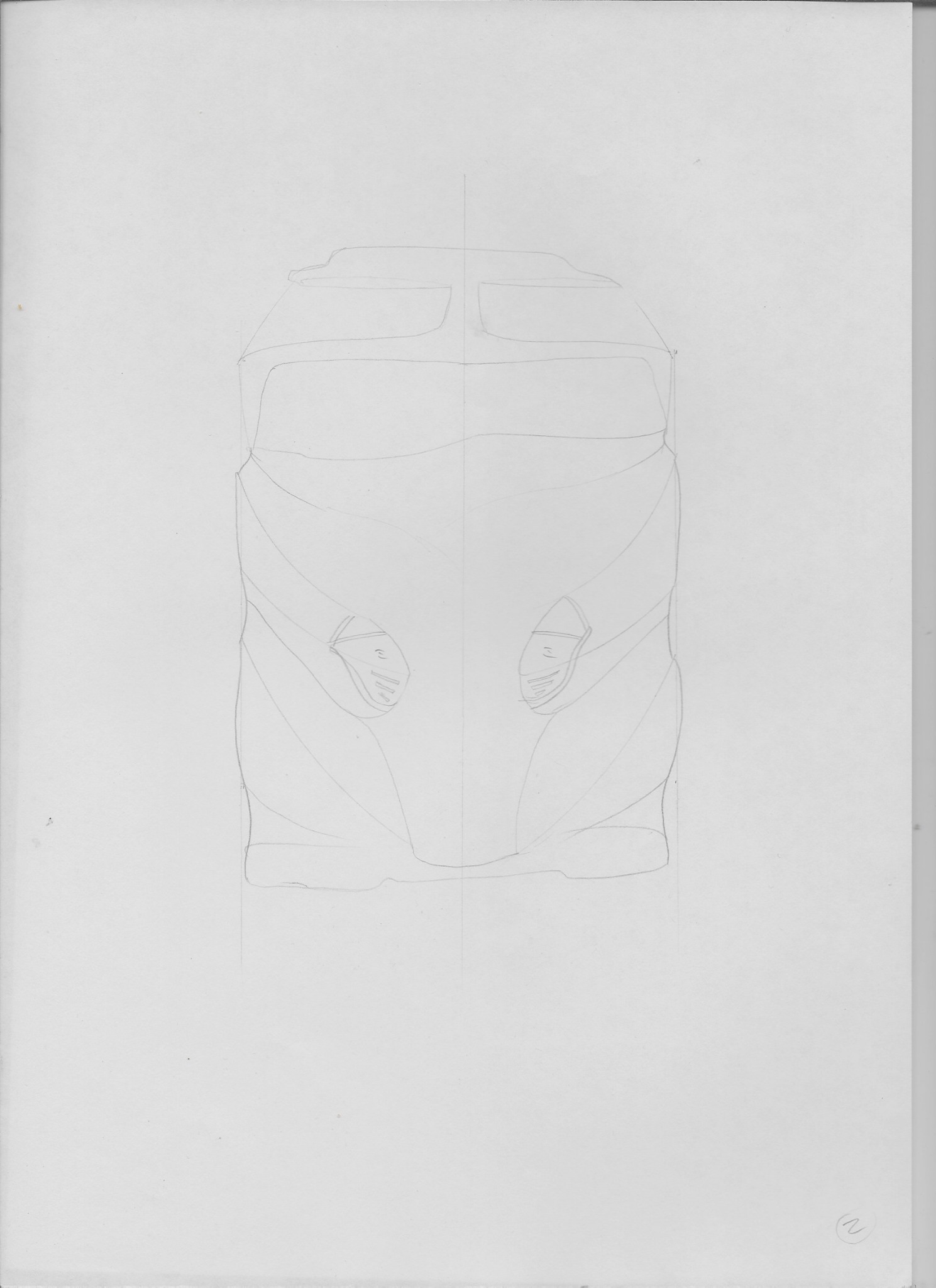 Motrice 2, disegno originale
