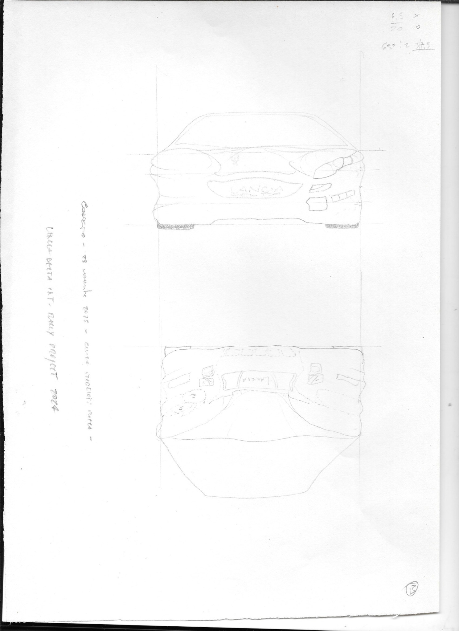 Lancia Delta · Studi · originale